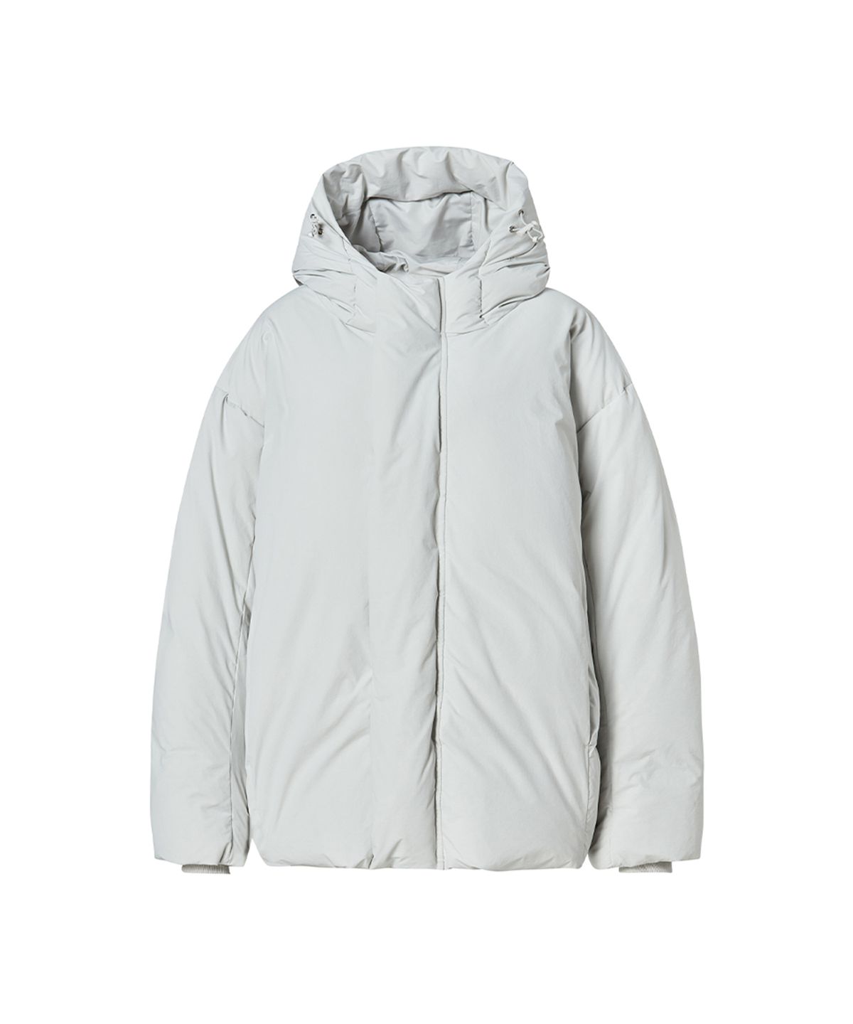 엔와이엑스엑스(NYXX) HOOD DOWN PUFFER LIGHT GREY