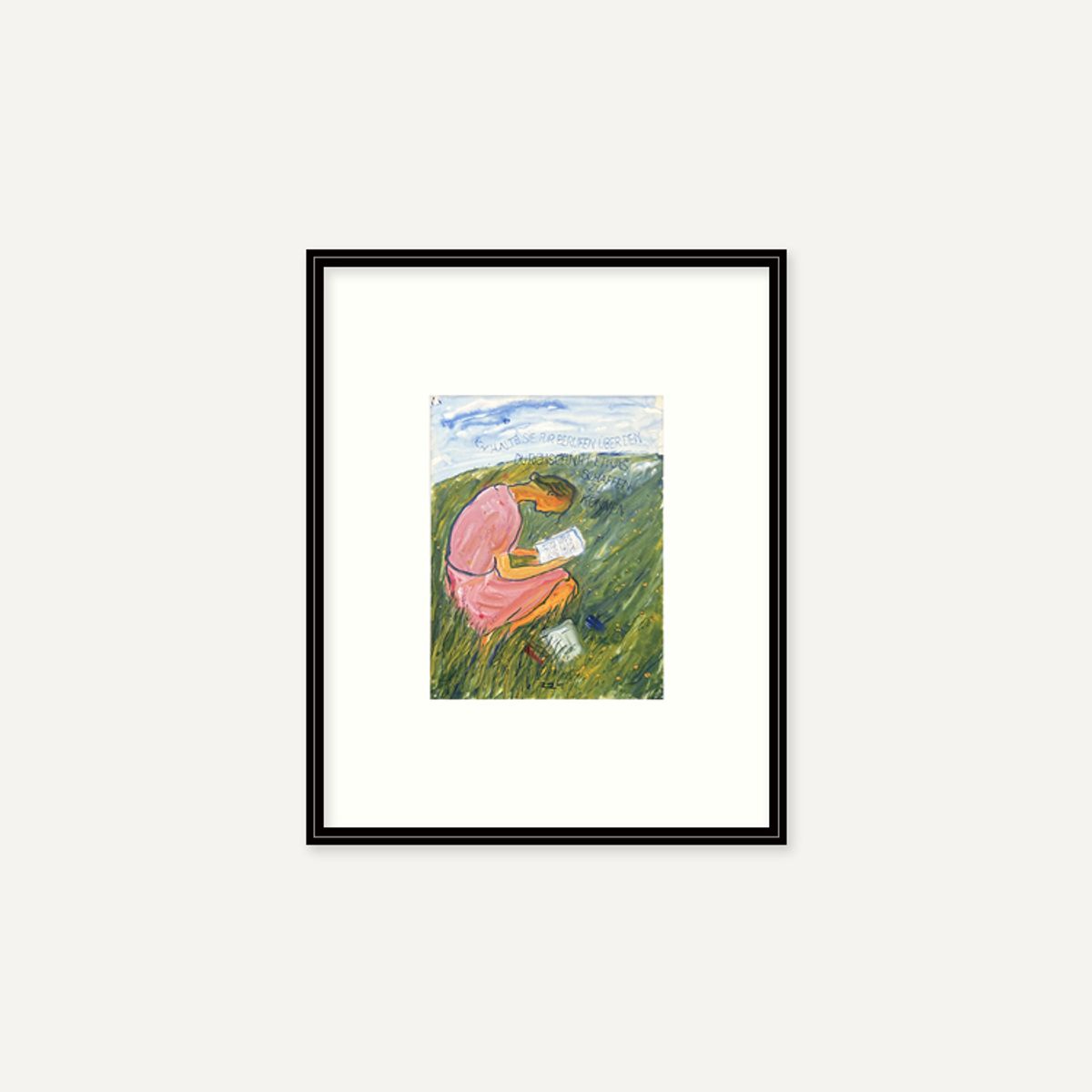 그릿시즌(GREET SEASON) 샬롯 살로몬 Charlotte reads (액자 포함)