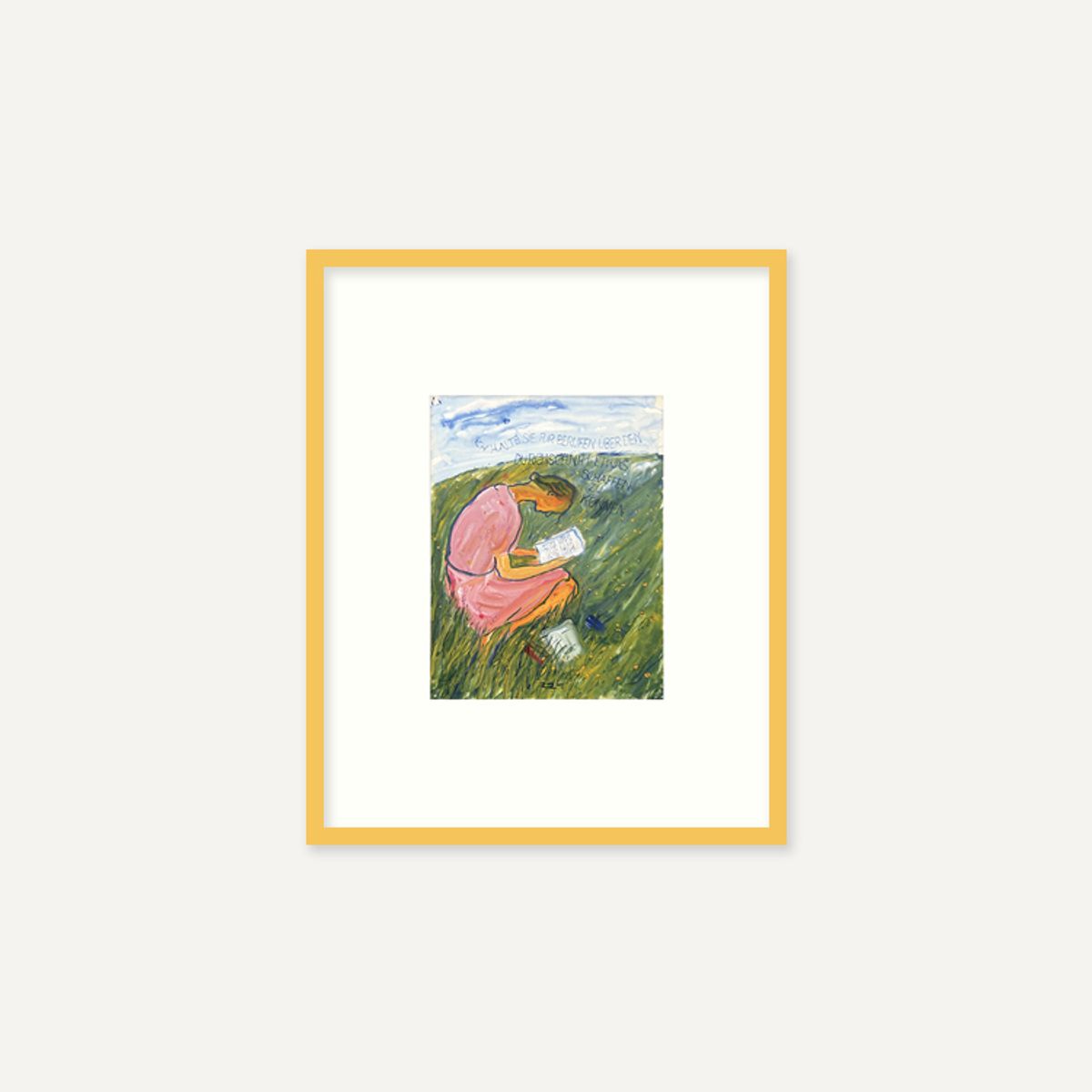 그릿시즌(GREET SEASON) 샬롯 살로몬 Charlotte reads (액자 포함)