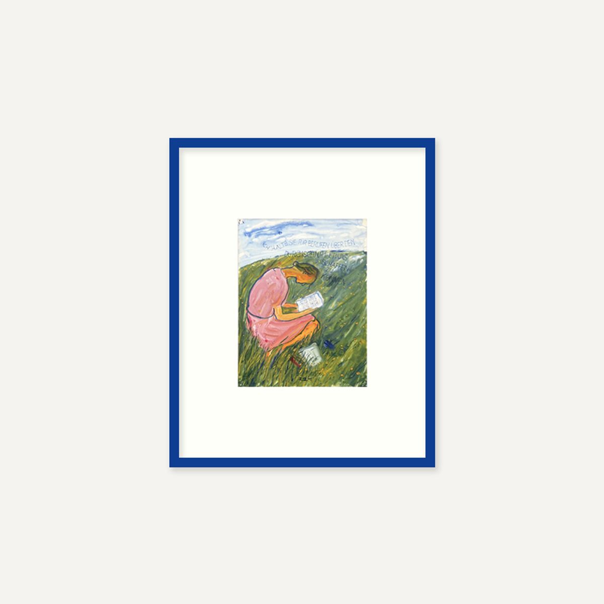 그릿시즌(GREET SEASON) 샬롯 살로몬 Charlotte reads (액자 포함)