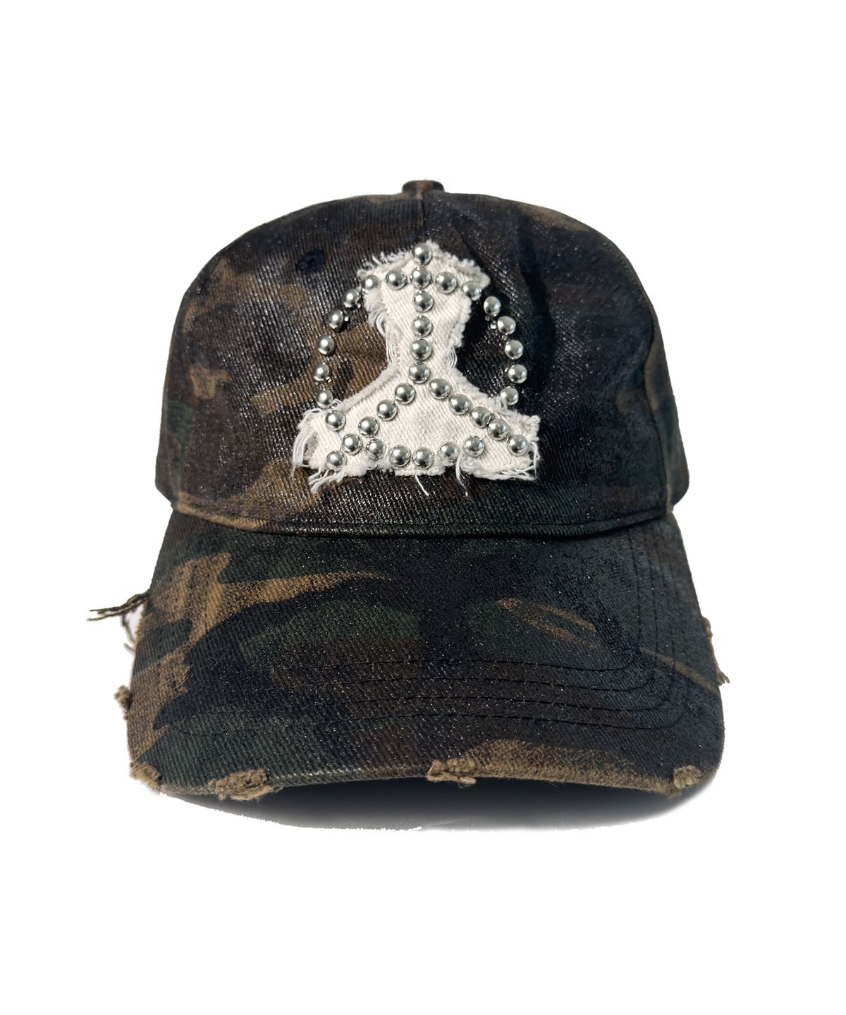 코드(CORD) 피스풀 스터드 패치 캡_Coated Camouflage