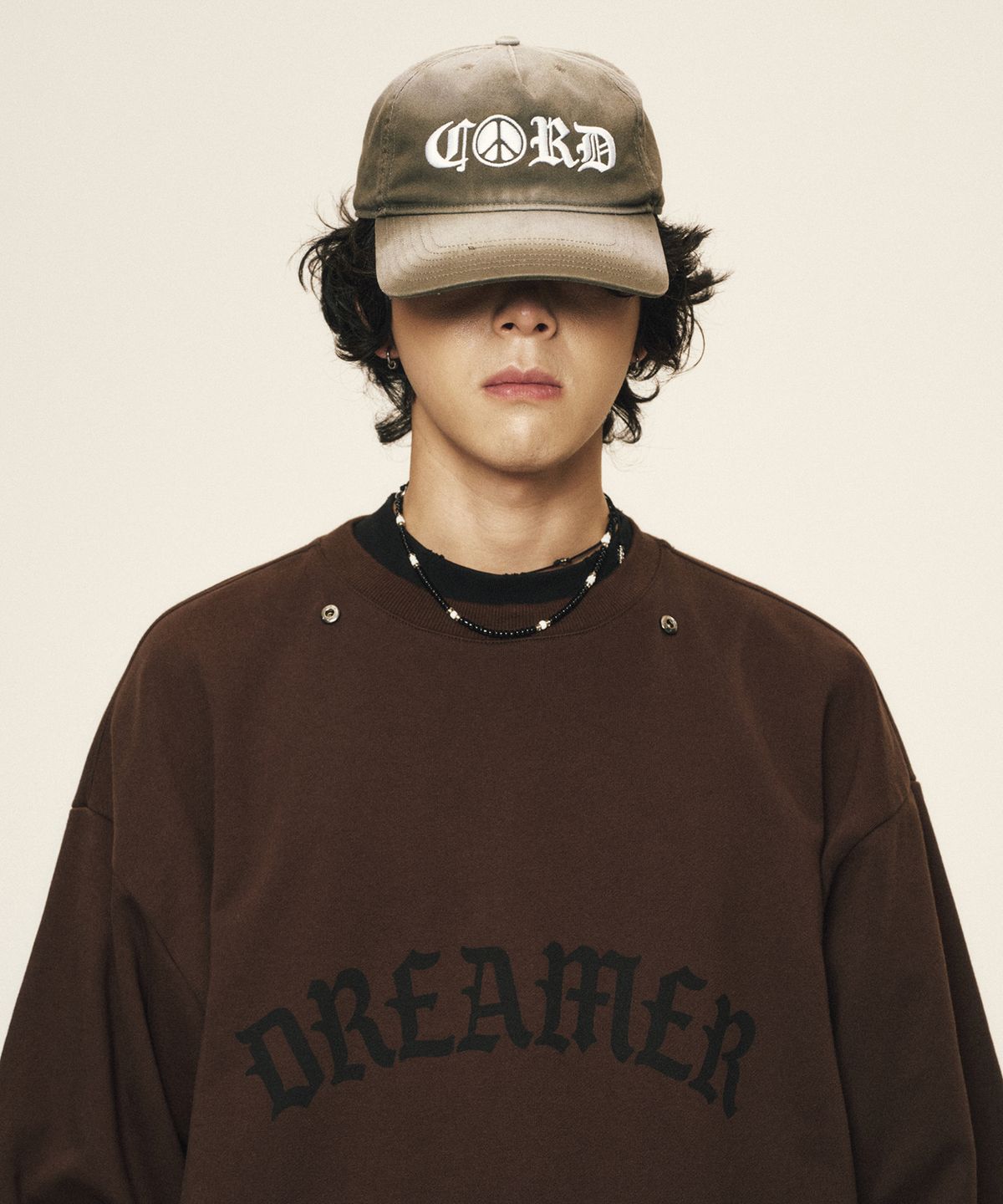 코드(CORD) 코드리스트 Emb. 블리치 워시드 캡_Ashed KK
