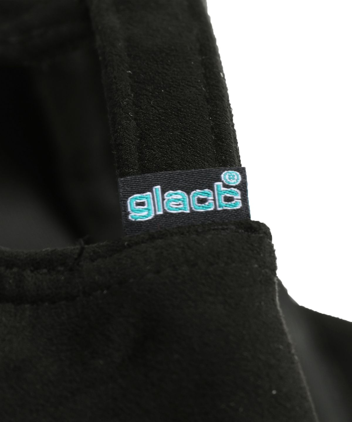 글랙(GLACK) GC073 헤어리 아플리케 스웨이드 볼캡 (BLACK)