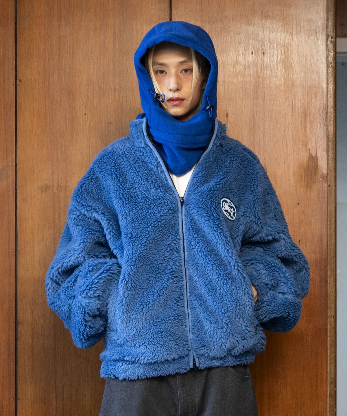 글랙(GLACK) GJ103 사스콰치 헤비 퍼 자켓 (BLUE)