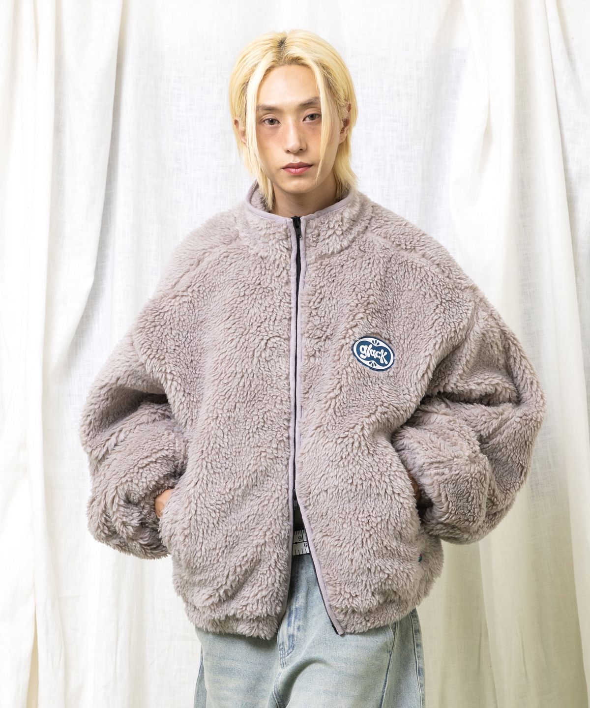 글랙(GLACK) GJ103 사스콰치 헤비 퍼 자켓 (BEIGE)
