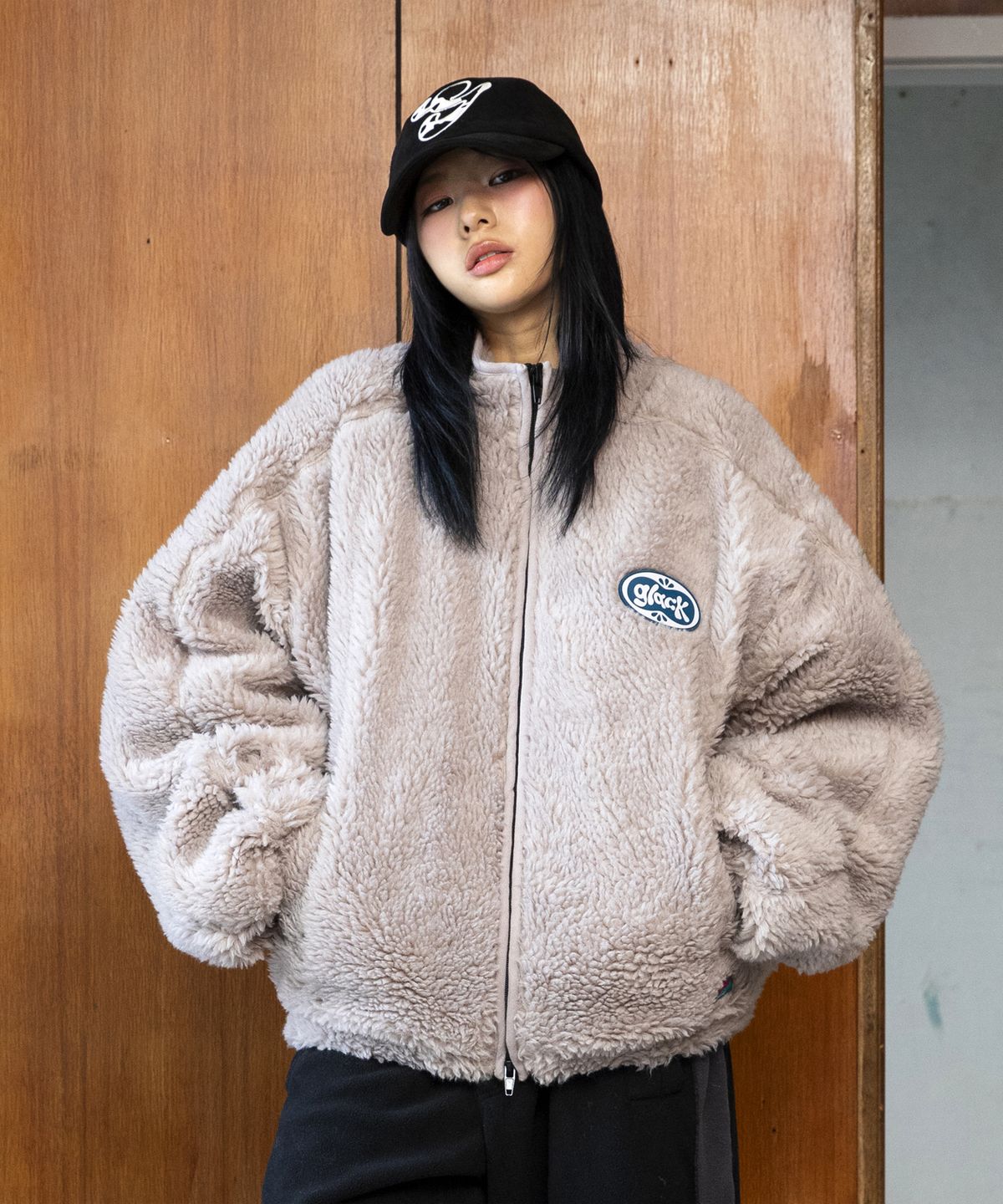 글랙(GLACK) GJ103 사스콰치 헤비 퍼 자켓 (BEIGE)