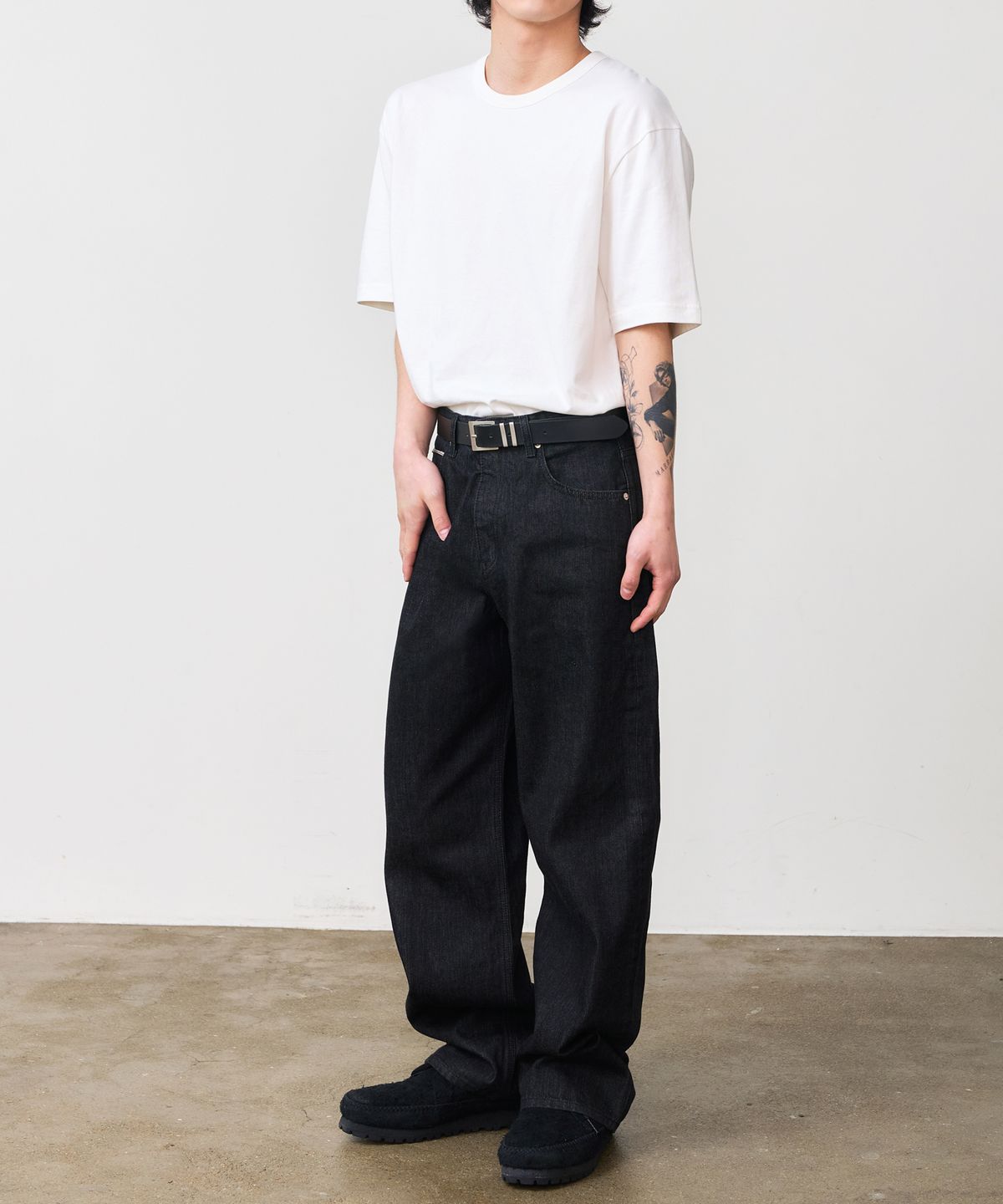 덴메이드(DENMADE) DEN0001 Selvedge Extra Wide Fit (One Black)