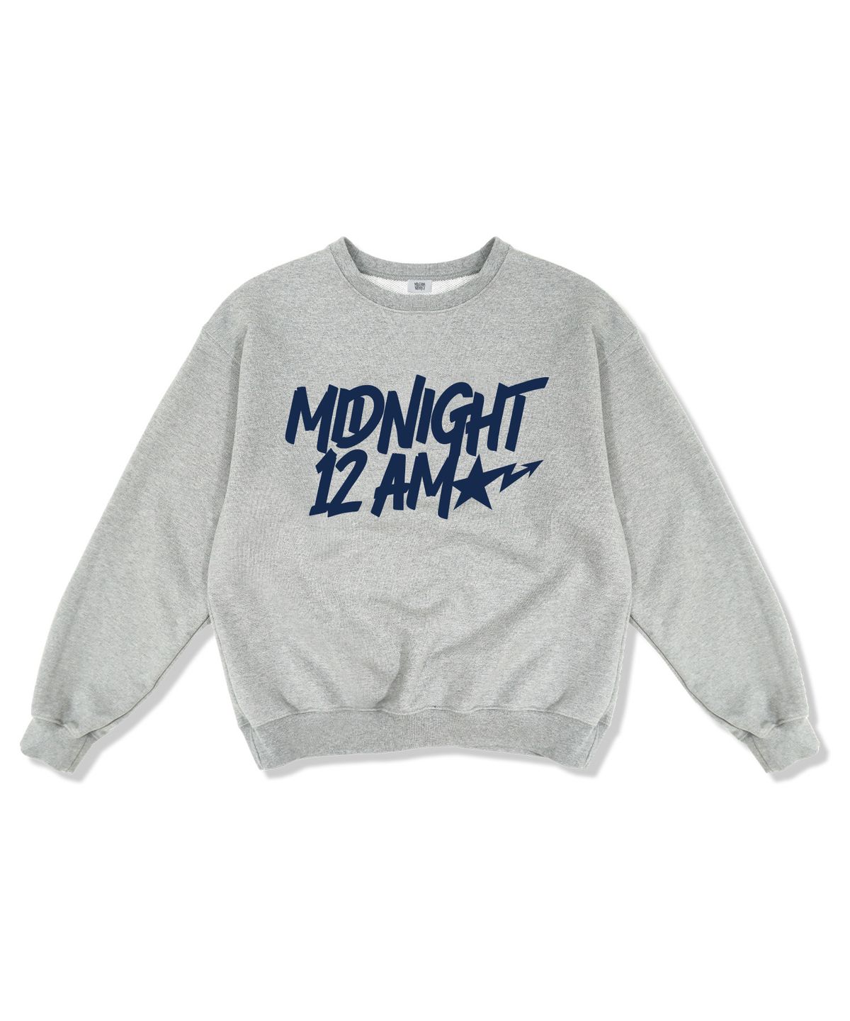 미드나잇12에이엠(MIDNIGHT12AM) [기모선택] 스타포인트 오버핏 특양면 스웨트셔츠 4color