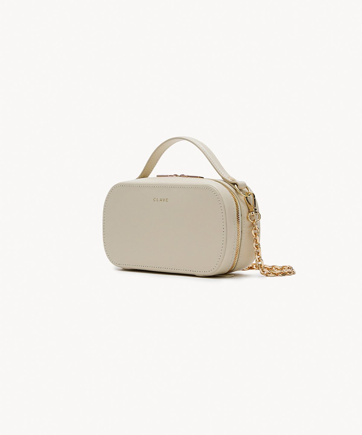 끌라베(CLAVE) 캘리 미니 크림 화이트 크로스백 (KELLY MINI Cream white Cross Bag)