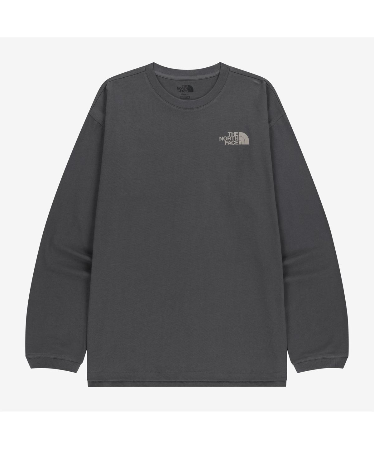 노스페이스(THE NORTH FACE) NT7TR51J 빈티지 긴팔 라운드티 DARK_GRAY