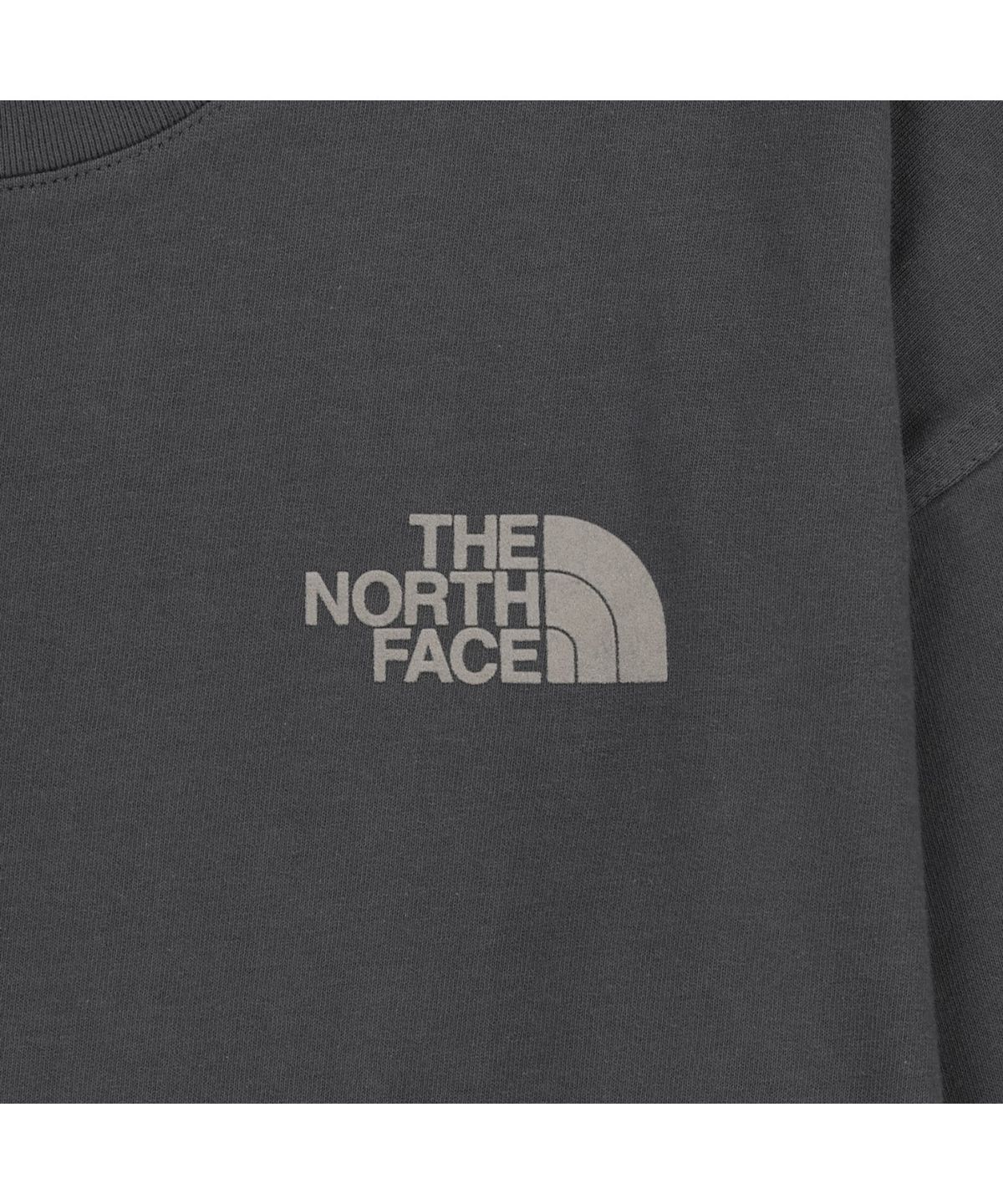 노스페이스(THE NORTH FACE) NT7TR51J 빈티지 긴팔 라운드티 DARK_GRAY