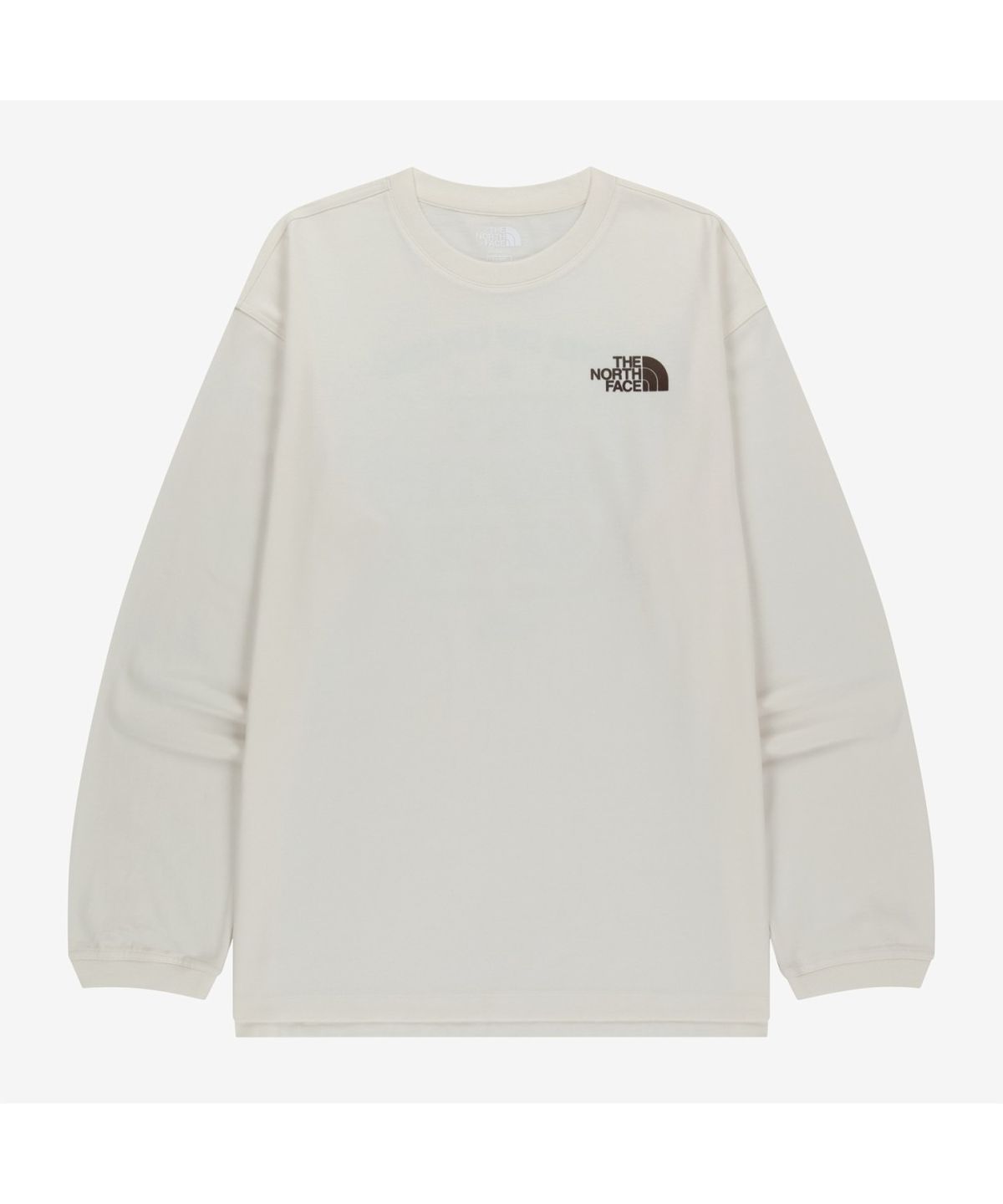 노스페이스(THE NORTH FACE) NT7TR51K 빈티지 긴팔 라운드티 CREAM