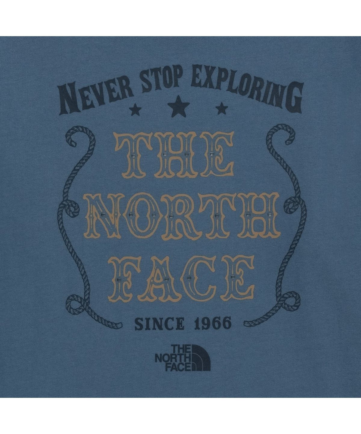 노스페이스(THE NORTH FACE) NT7TR51L 빈티지 긴팔 라운드티 DUSK_BLUE