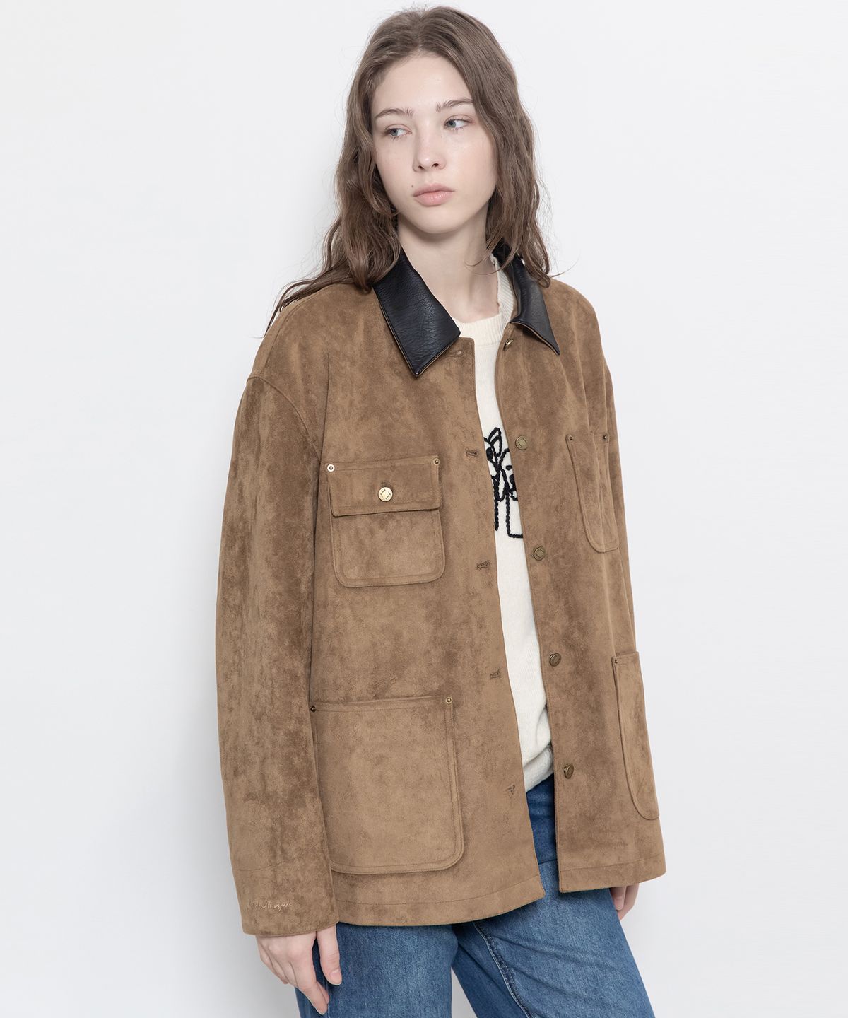 제이마크뉴욕(JMARKNEWYORK) Suede work jacket_2color