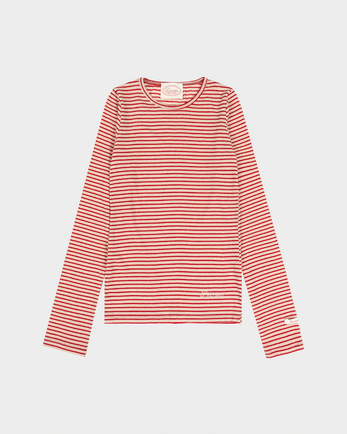 디어시스(Dearsis) Wool Stripe Long Sleeve (Red)