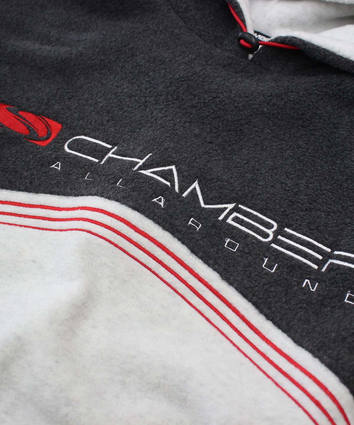 스포츠챔버(SPORT CHAMBER) SC 벤치 플리스 후드 티셔츠(차콜)