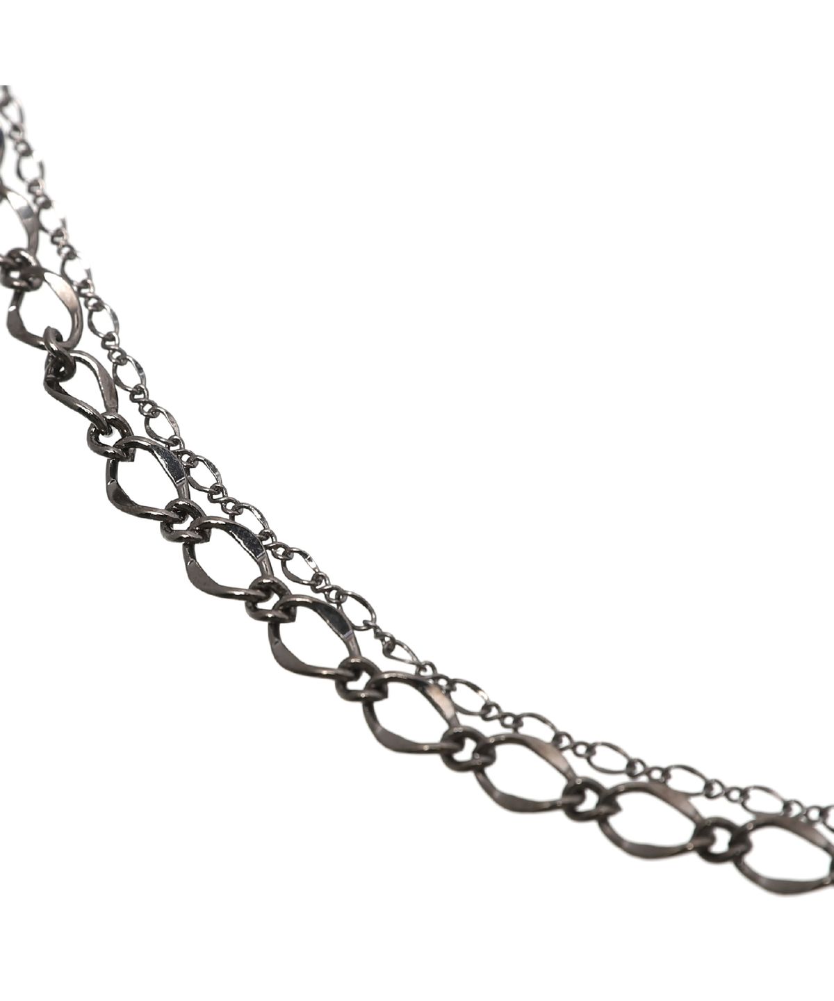 피마다지윈(PIMADAZIWIN) (2way) Dark Chain Layered Necklace