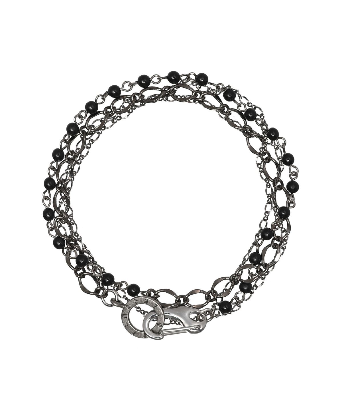 피마다지윈(PIMADAZIWIN) (2way) Dark Chain Layered Necklace