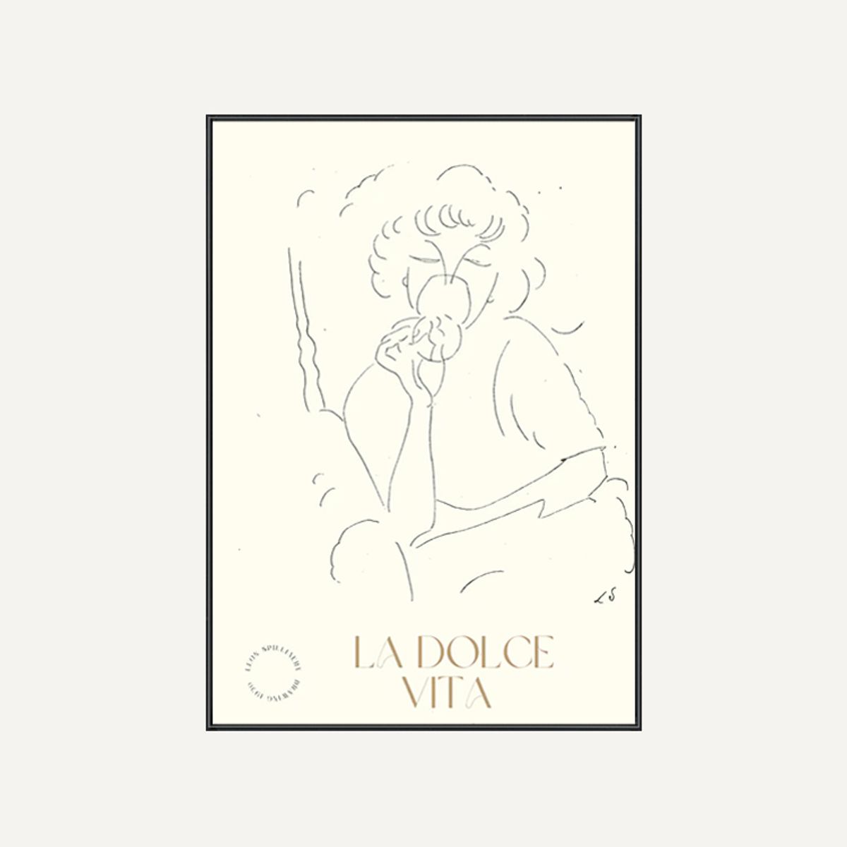 그릿시즌(GREET SEASON) 레옹 스필리아르트 La Dolche Vita (액자 포함)