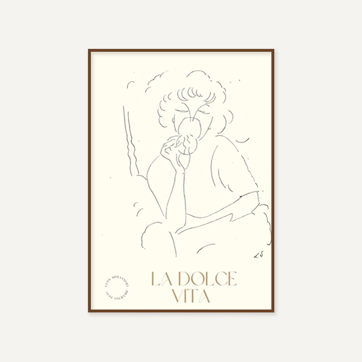 그릿시즌(GREET SEASON) 레옹 스필리아르트 La Dolche Vita (액자 포함)