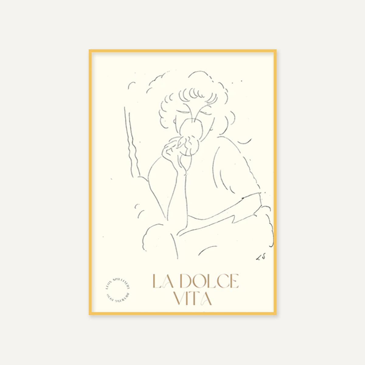 그릿시즌(GREET SEASON) 레옹 스필리아르트 La Dolche Vita (액자 포함)