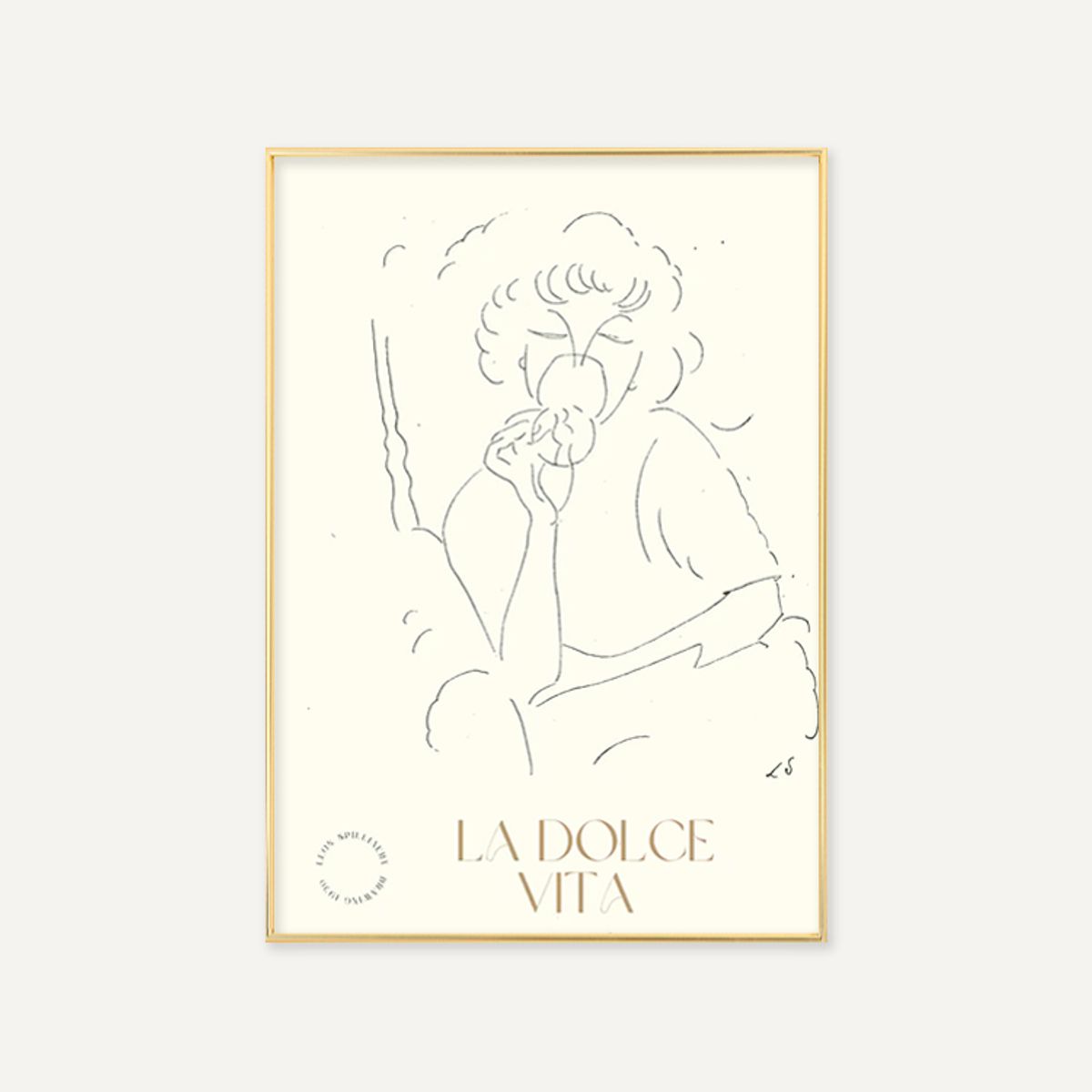 그릿시즌(GREET SEASON) 레옹 스필리아르트 La Dolche Vita (액자 포함)