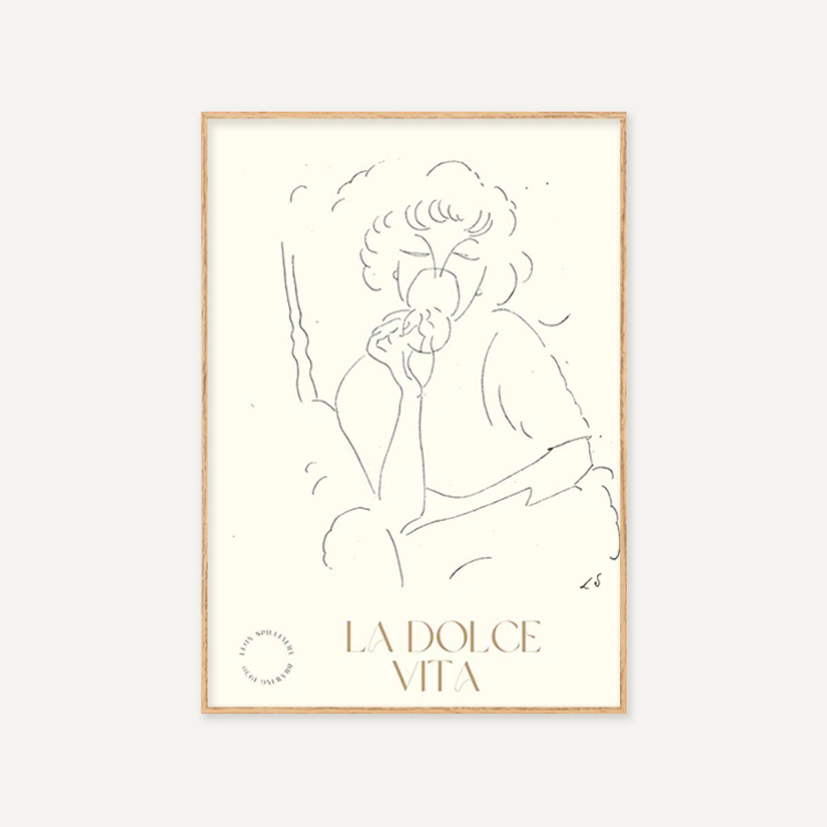 그릿시즌(GREET SEASON) 레옹 스필리아르트 La Dolche Vita (액자 포함)