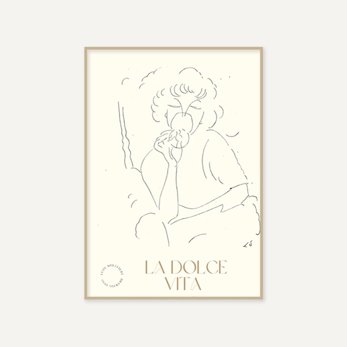 그릿시즌(GREET SEASON) 레옹 스필리아르트 La Dolche Vita (액자 포함)