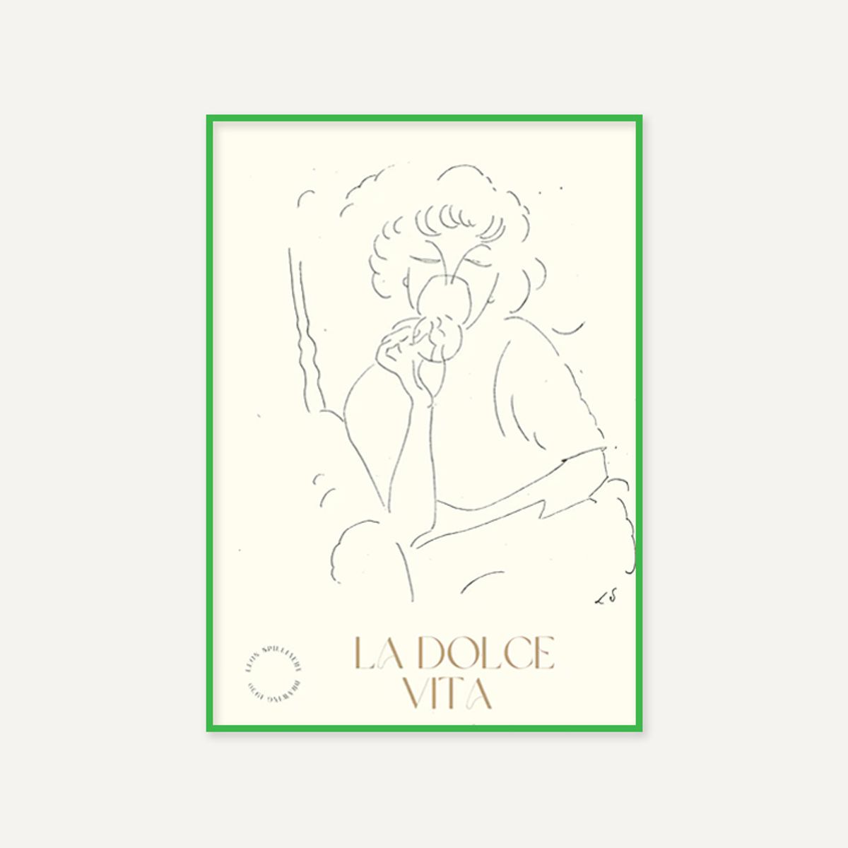 그릿시즌(GREET SEASON) 레옹 스필리아르트 La Dolche Vita (액자 포함)