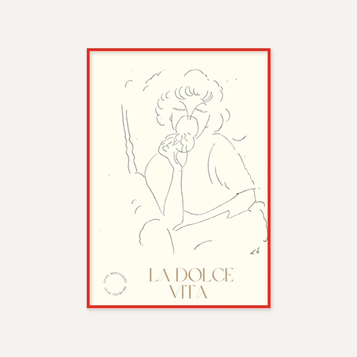 그릿시즌(GREET SEASON) 레옹 스필리아르트 La Dolche Vita (액자 포함)