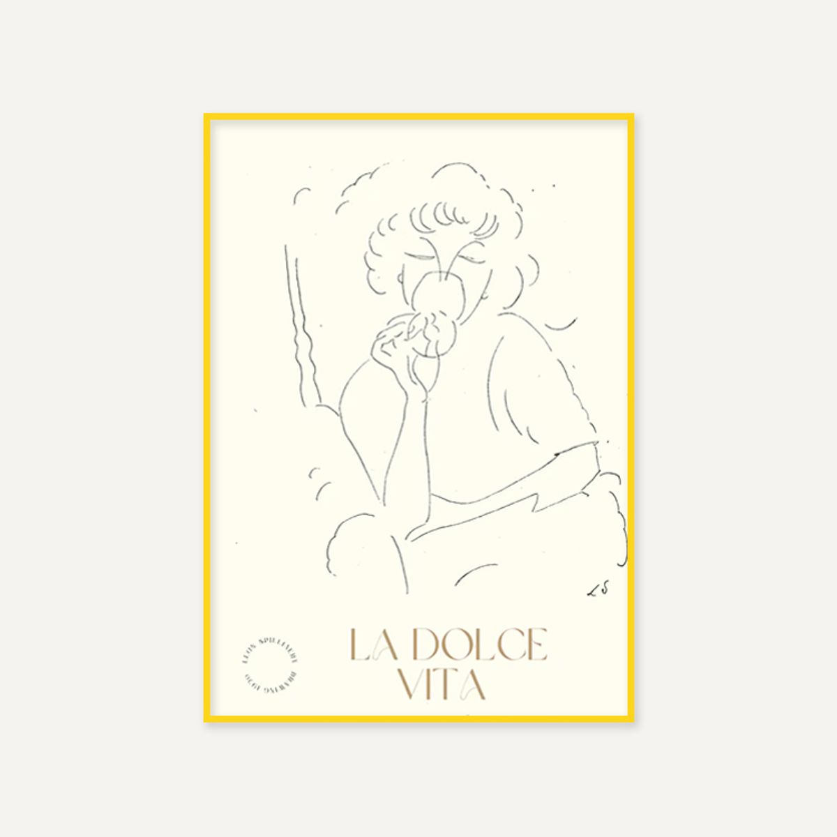 그릿시즌(GREET SEASON) 레옹 스필리아르트 La Dolche Vita (액자 포함)