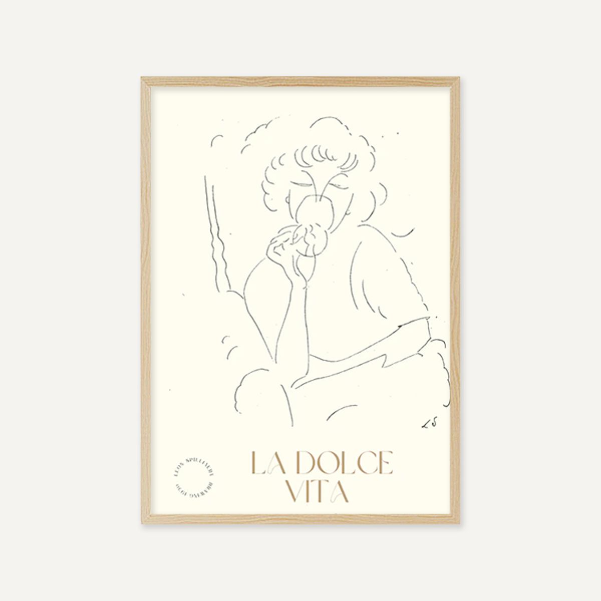 그릿시즌(GREET SEASON) 레옹 스필리아르트 La Dolche Vita (액자 포함)