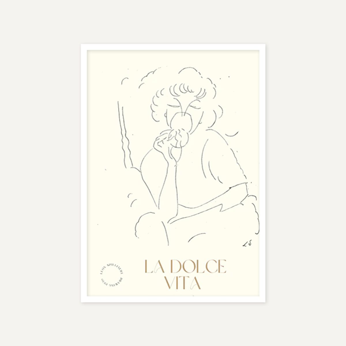 그릿시즌(GREET SEASON) 레옹 스필리아르트 La Dolche Vita (액자 포함)
