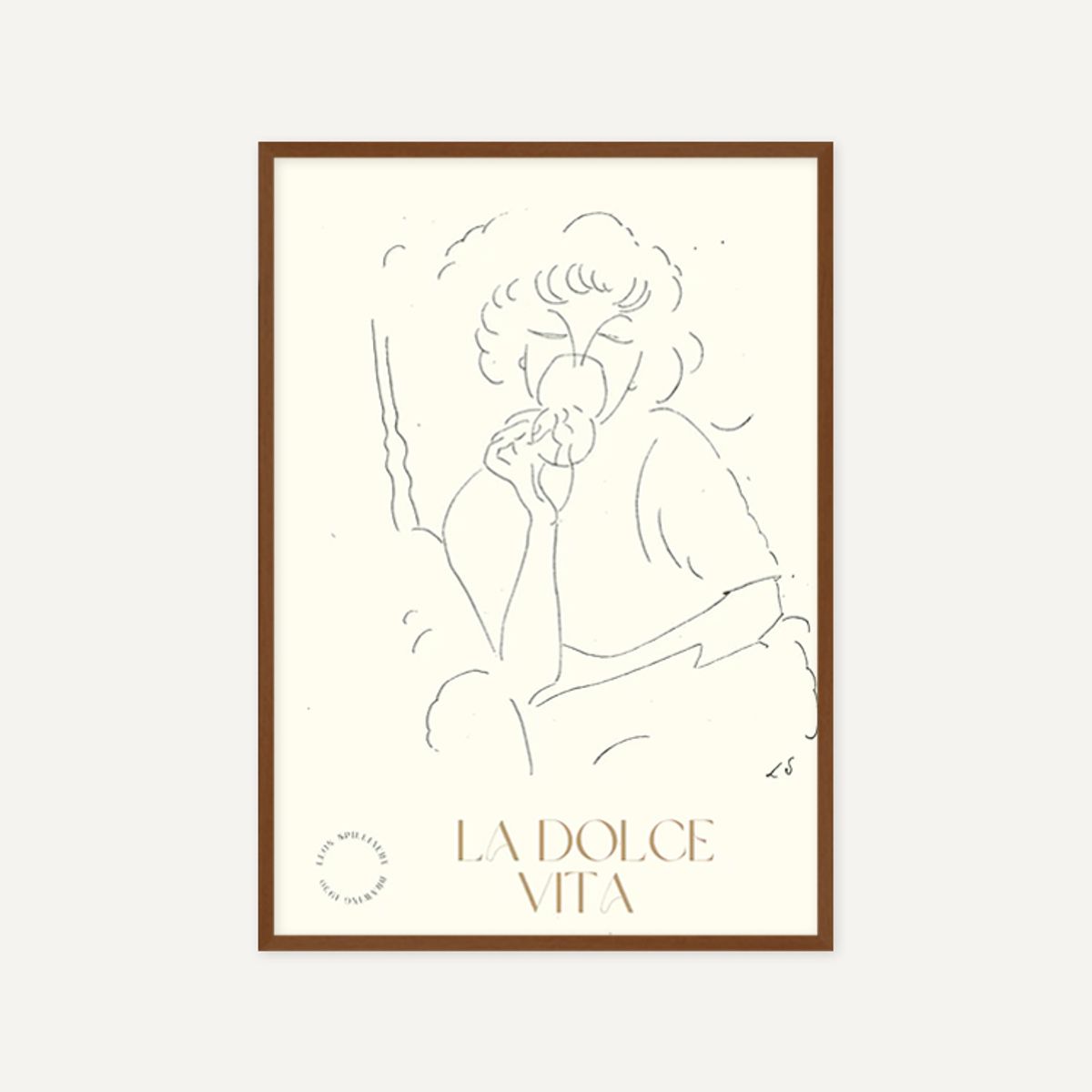 그릿시즌(GREET SEASON) 레옹 스필리아르트 La Dolche Vita (액자 포함)