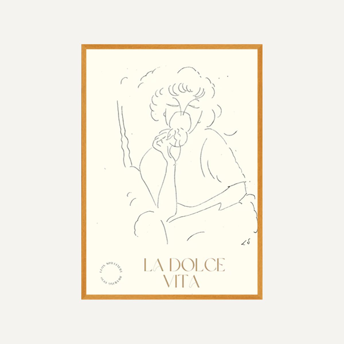 그릿시즌(GREET SEASON) 레옹 스필리아르트 La Dolche Vita (액자 포함)