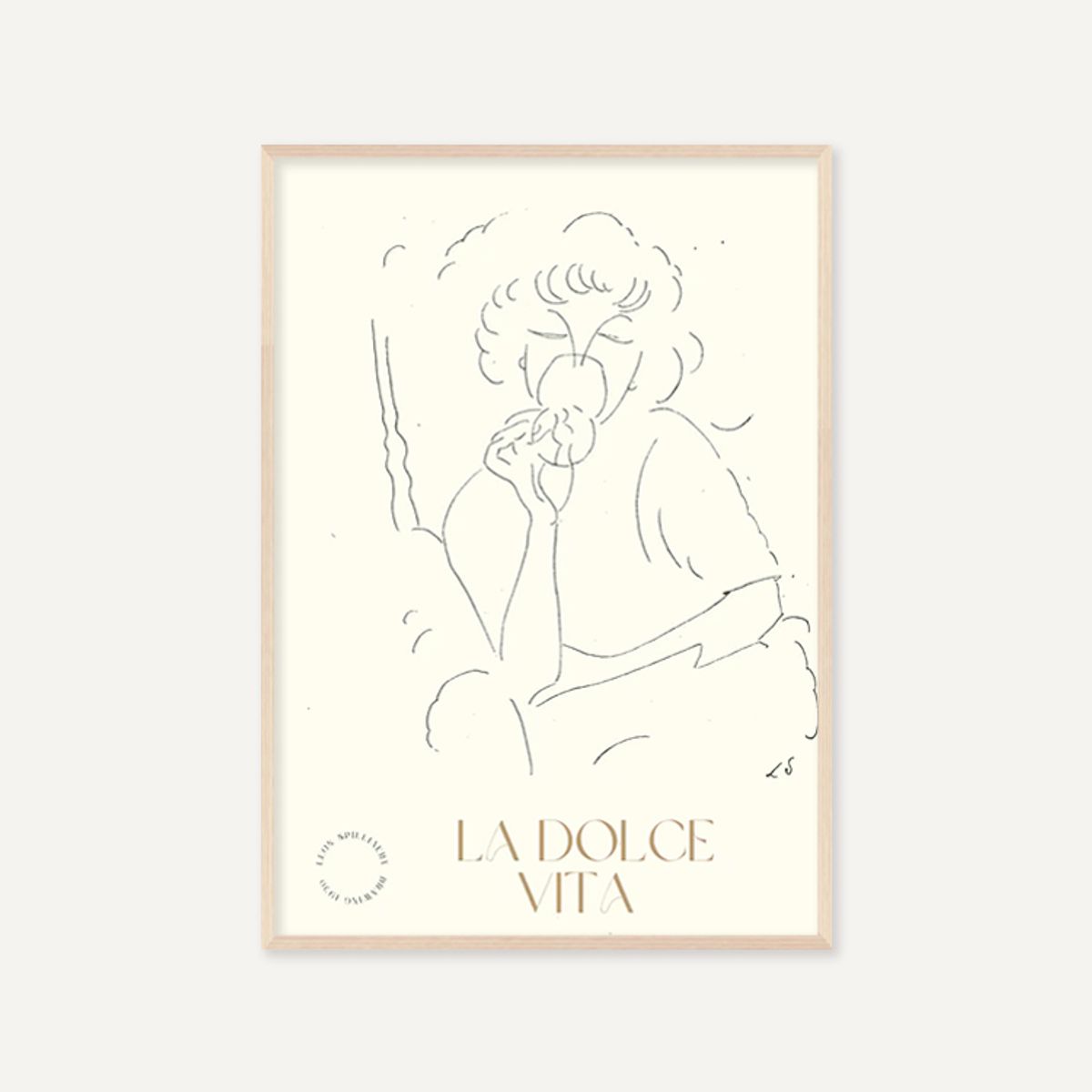그릿시즌(GREET SEASON) 레옹 스필리아르트 La Dolche Vita (액자 포함)