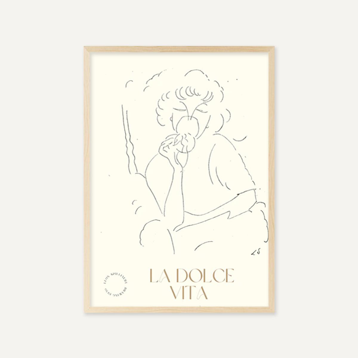 그릿시즌(GREET SEASON) 레옹 스필리아르트 La Dolche Vita (액자 포함)