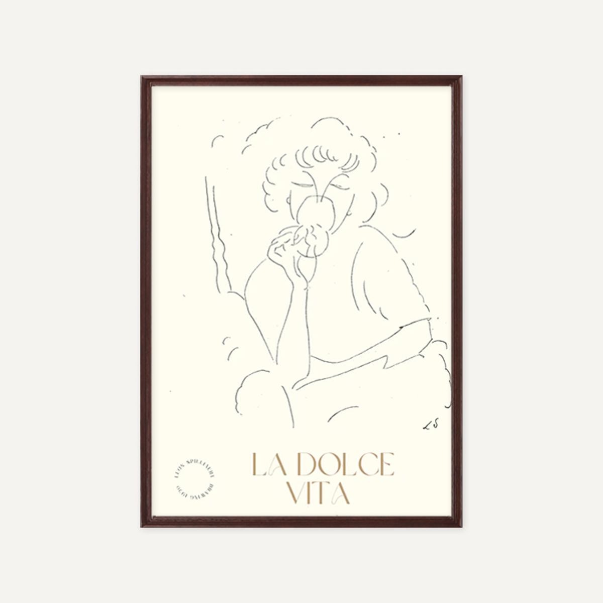 그릿시즌(GREET SEASON) 레옹 스필리아르트 La Dolche Vita (액자 포함)