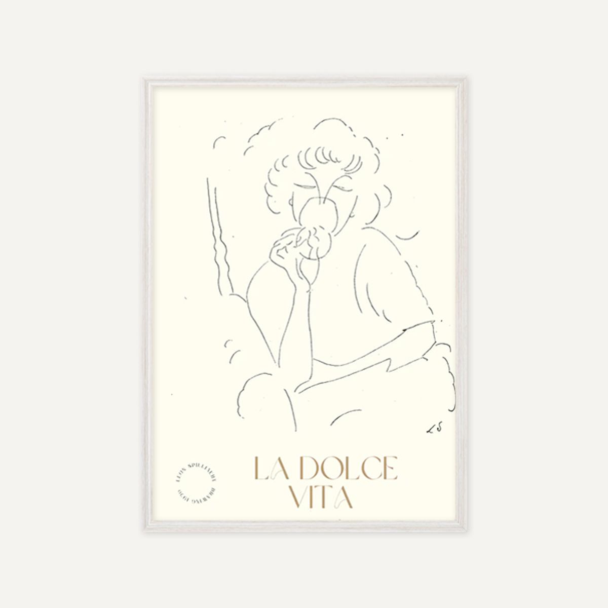 그릿시즌(GREET SEASON) 레옹 스필리아르트 La Dolche Vita (액자 포함)