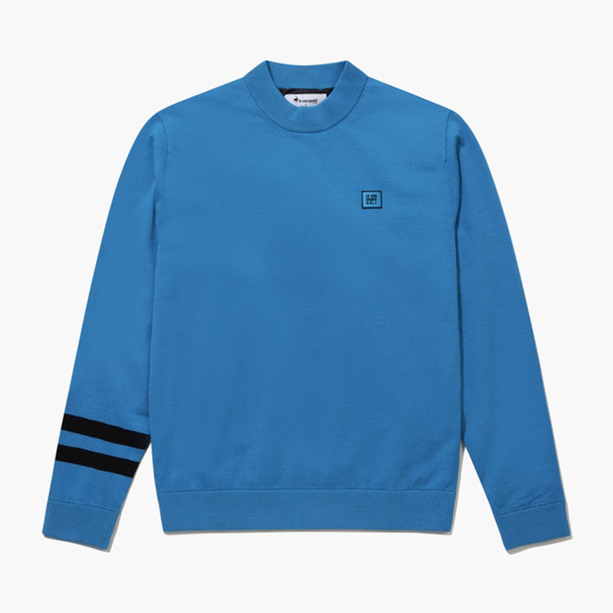 르꼬끄 골프(LECOQ GOLF) 남성 에센셜 방풍 스웨터 _BLUE GQ421MKPO9