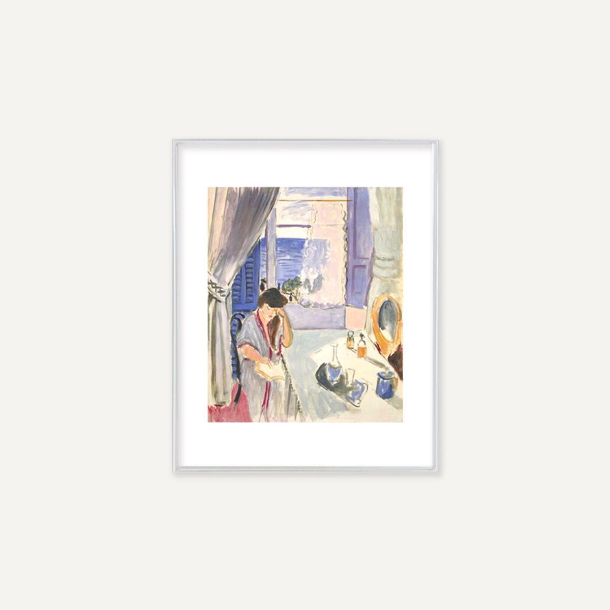 그릿시즌(GREET SEASON) 앙리 마티스 Woman Reading at a Dressing Table, 1919 (액자 포함)