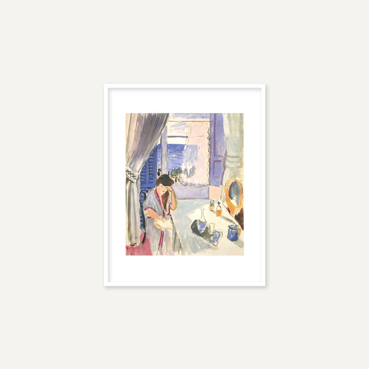 그릿시즌(GREET SEASON) 앙리 마티스 Woman Reading at a Dressing Table, 1919 (액자 포함)