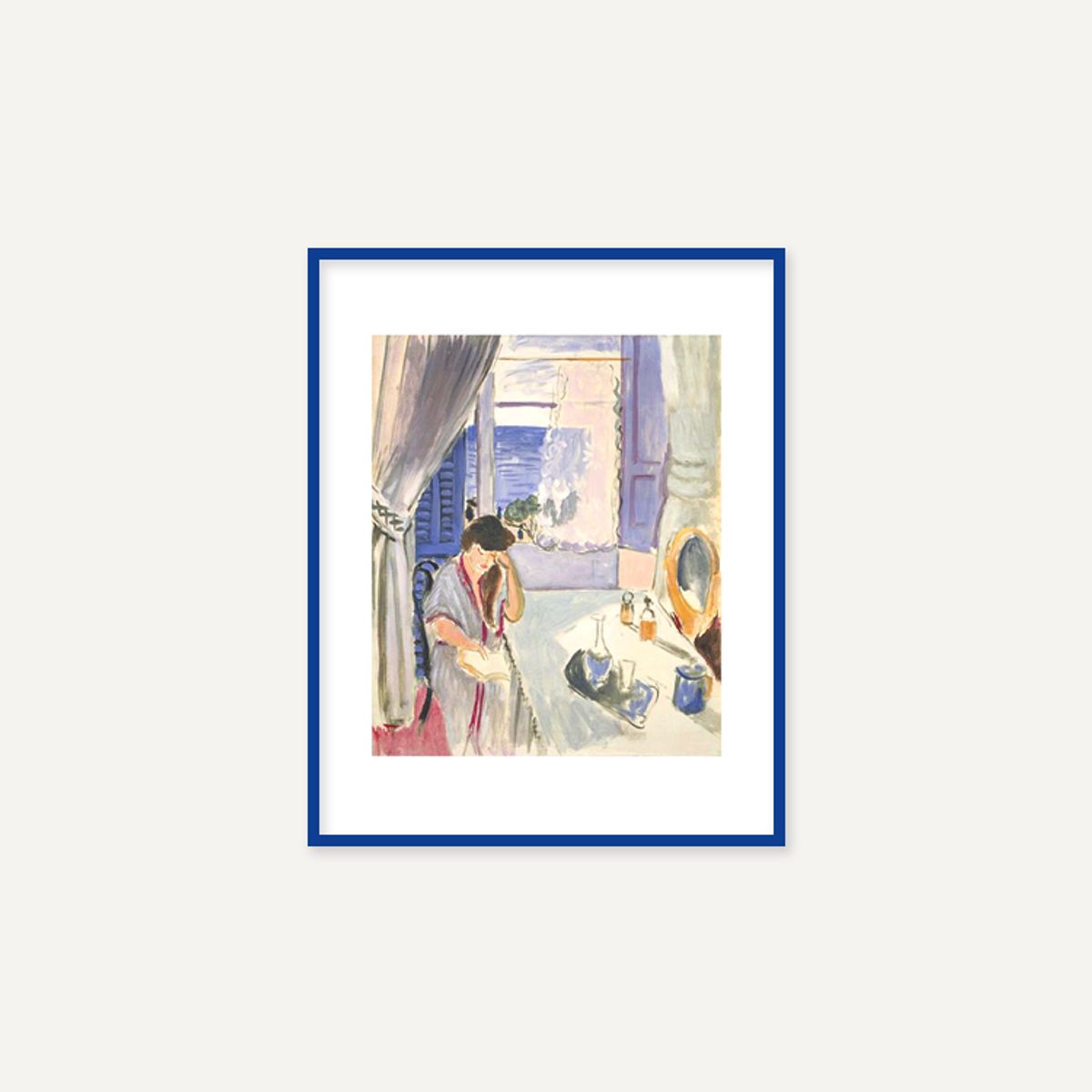 그릿시즌(GREET SEASON) 앙리 마티스 Woman Reading at a Dressing Table, 1919 (액자 포함)
