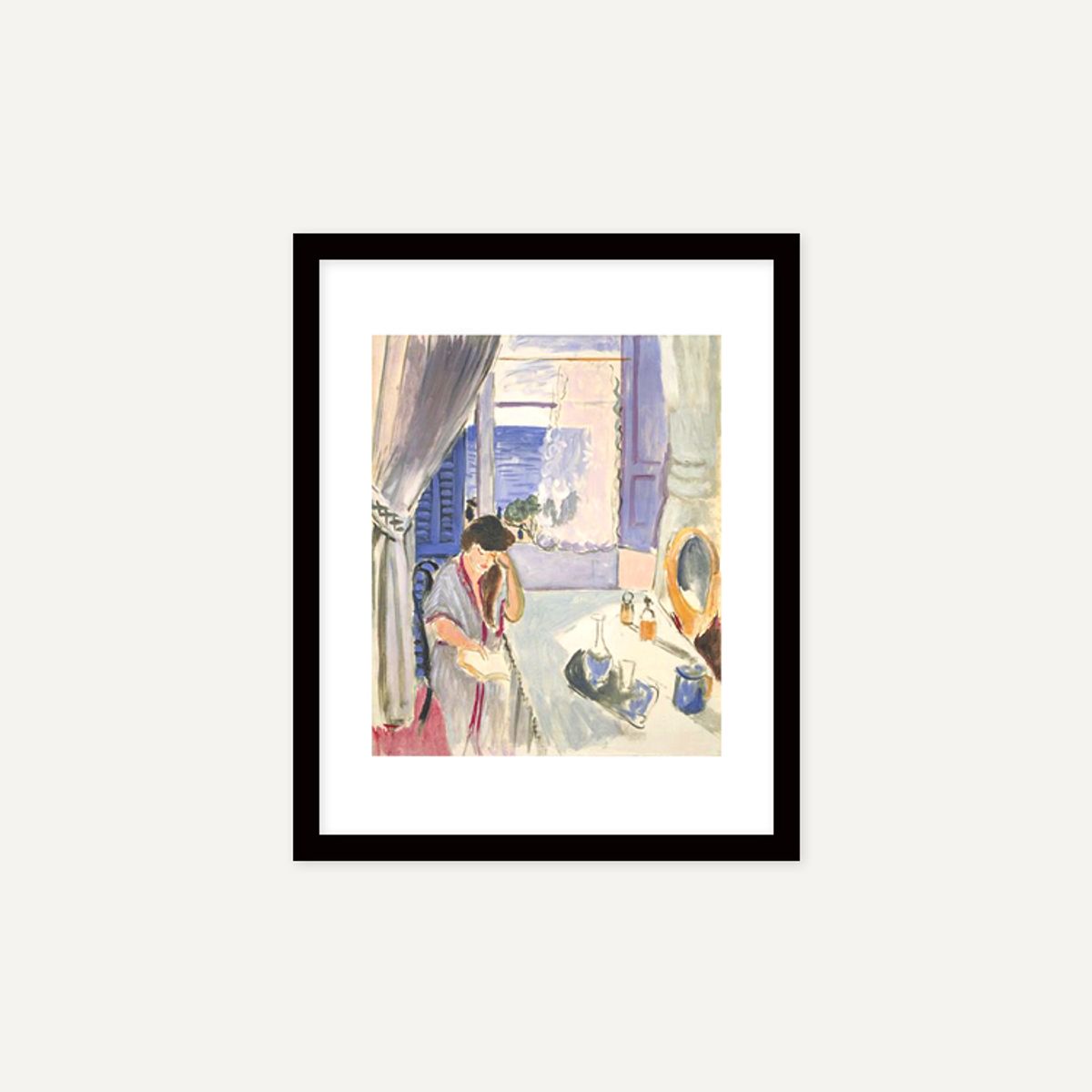 그릿시즌(GREET SEASON) 앙리 마티스 Woman Reading at a Dressing Table, 1919 (액자 포함)
