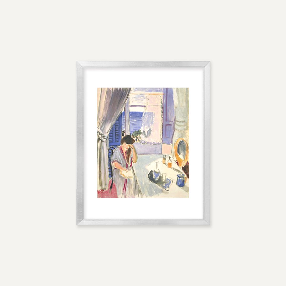 그릿시즌(GREET SEASON) 앙리 마티스 Woman Reading at a Dressing Table, 1919 (액자 포함)