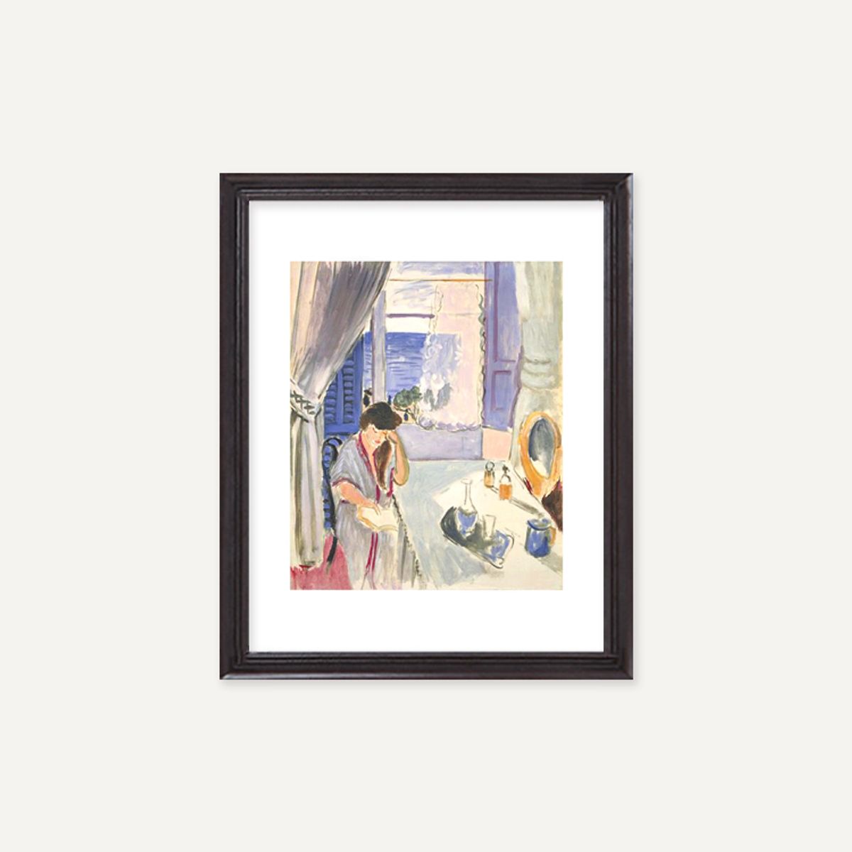 그릿시즌(GREET SEASON) 앙리 마티스 Woman Reading at a Dressing Table, 1919 (액자 포함)