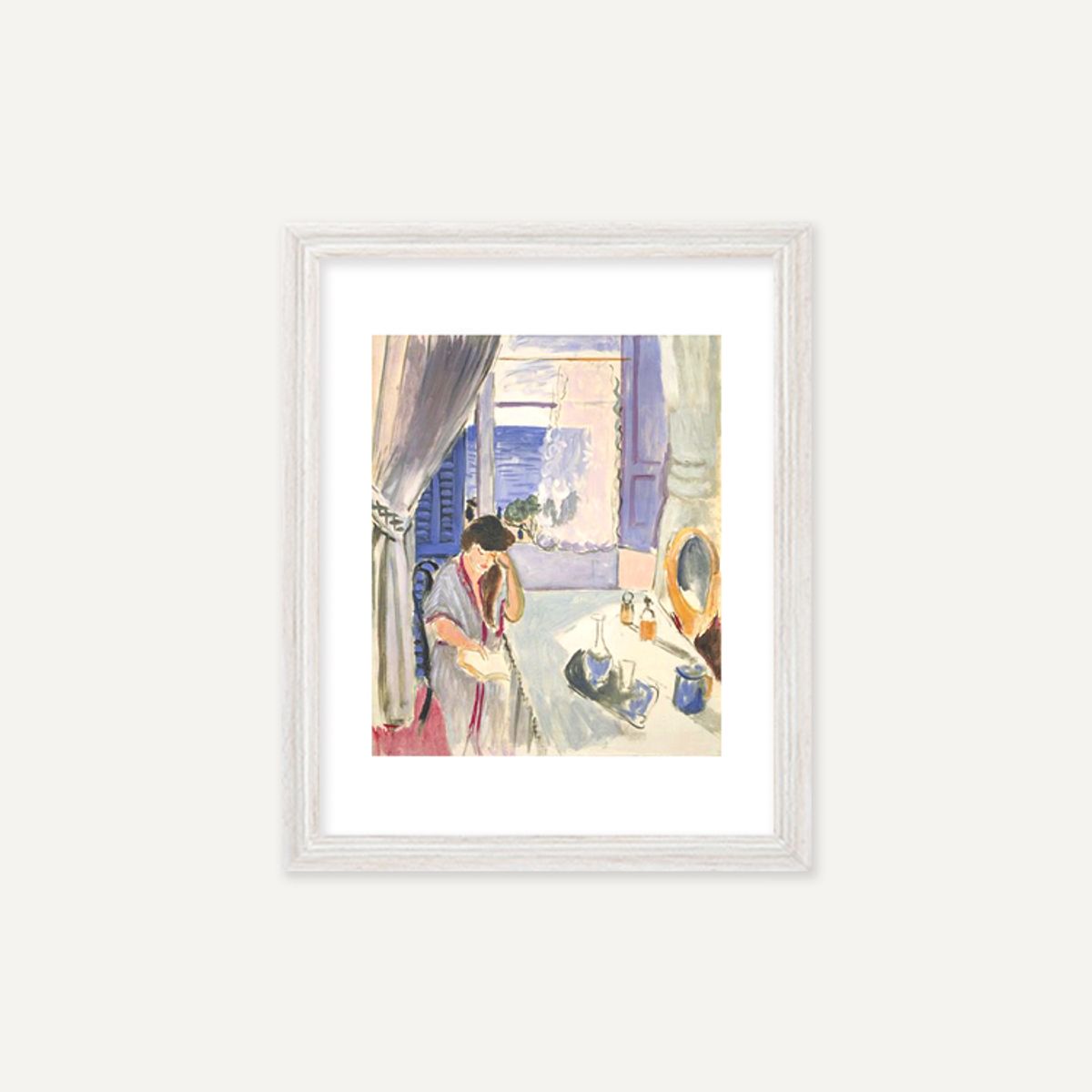 그릿시즌(GREET SEASON) 앙리 마티스 Woman Reading at a Dressing Table, 1919 (액자 포함)