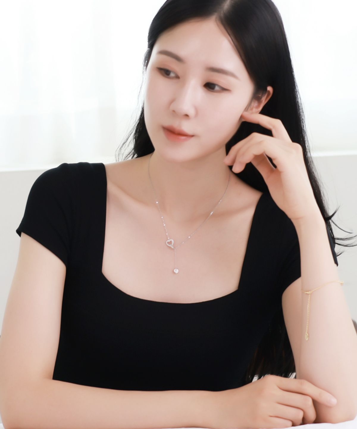 블랑시에르(BLANCIER) 리앙 다무르 BL251N1134 여자 목걸이