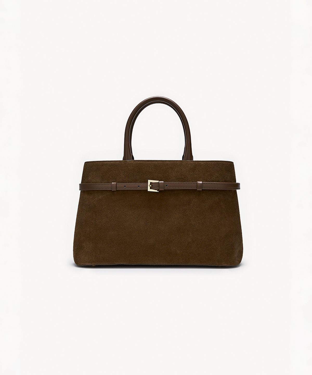 끌라베(CLAVE) 루나 스웨이드 브라운 토트백 (LUNA Suede brown Tote Bag)