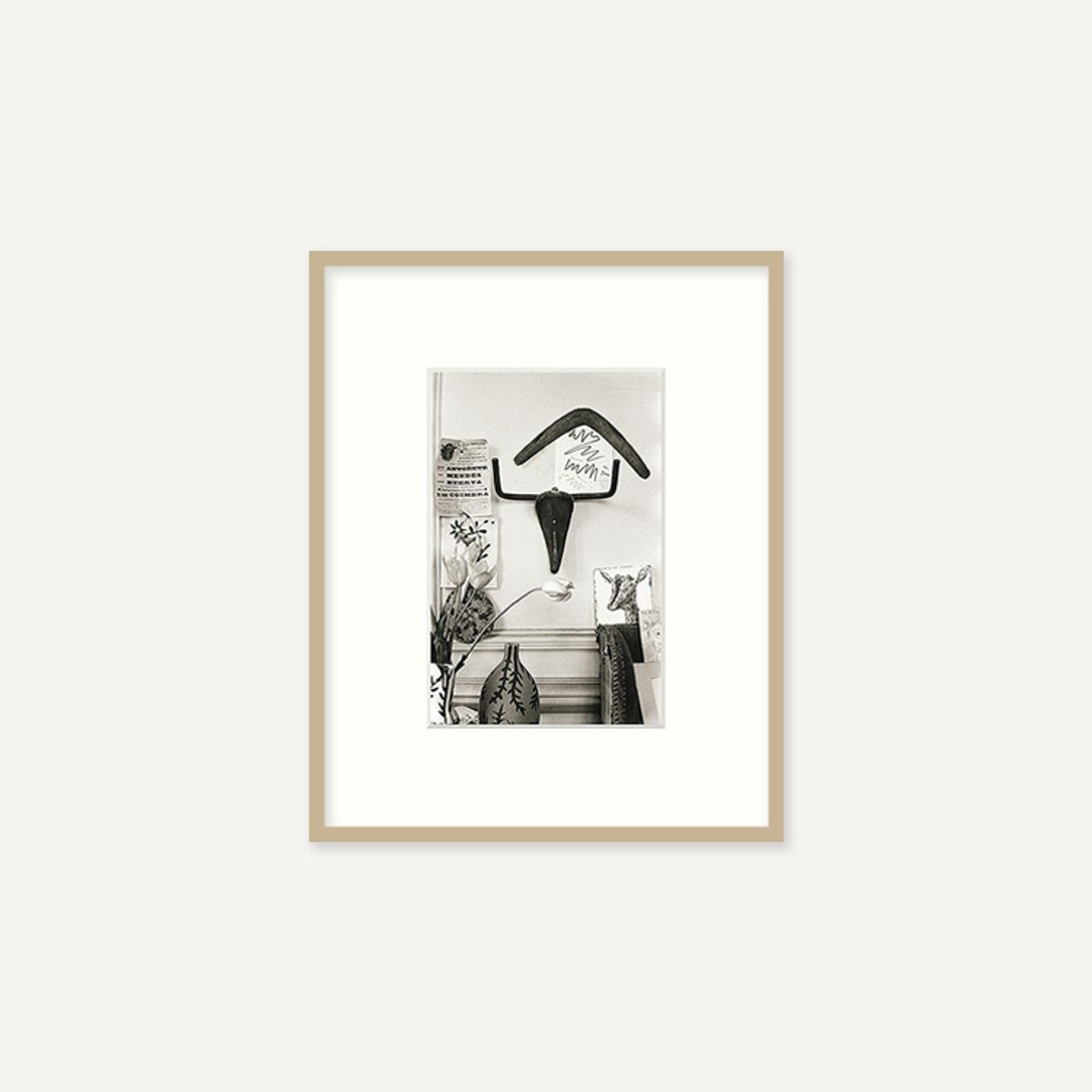 그릿시즌(GREET SEASON) 파블로 피카소 Sculpture Bulls head hanging on the wall (액자 포함)